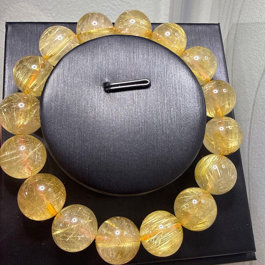 苑*様 ルチルクォーツ天然石ブレスレット