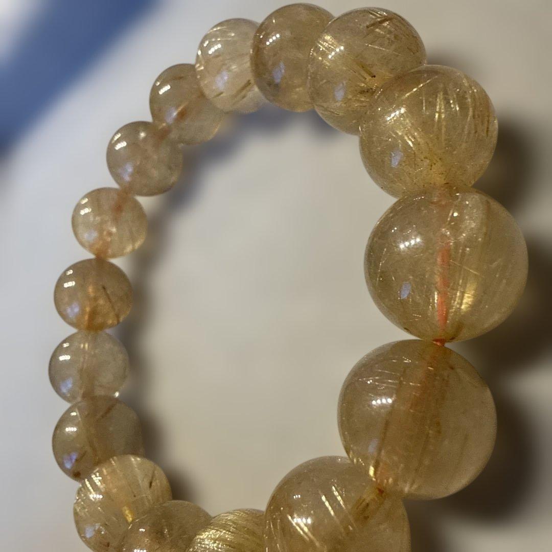 苑*様 ルチルクォーツ天然石ブレスレット