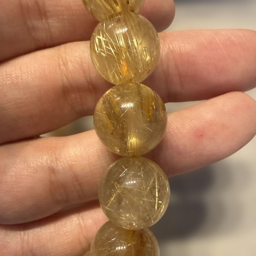 苑*様 ルチルクォーツ天然石ブレスレット