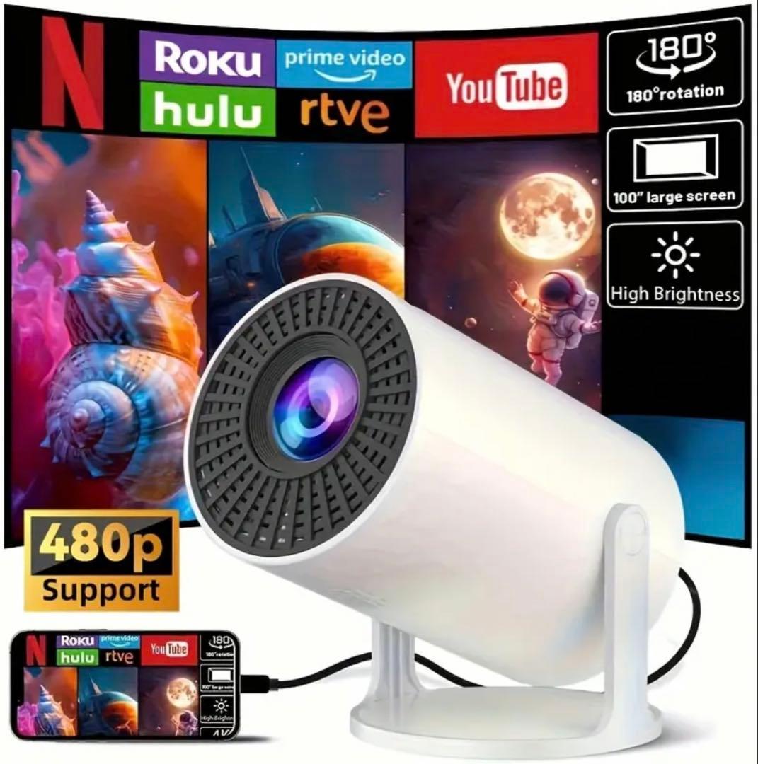 480pプロジェクター 100インチ対応