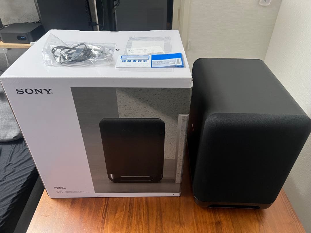 使用わずか　SONY SA-SW5 付属品完備