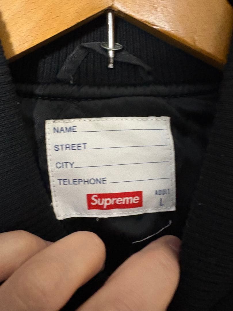 ジャケット・アウター SUPREME 18AW Motion Logo Varsity Jacket