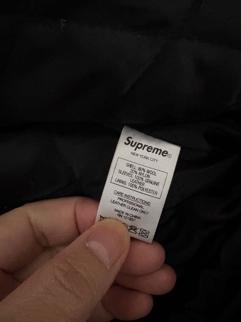 ジャケット・アウター SUPREME 18AW Motion Logo Varsity Jacket