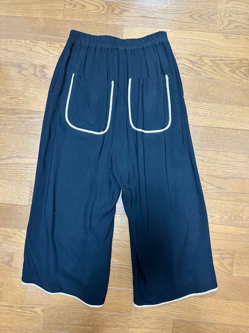 FUMIE TANAKA チャイナパンツ　黒