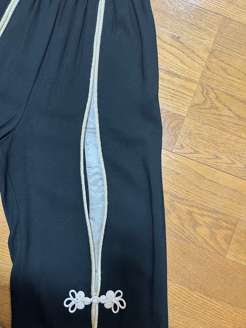 FUMIE TANAKA チャイナパンツ　黒