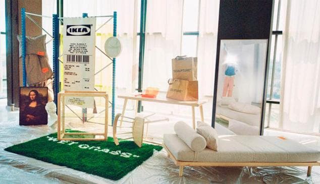 新品未開封 IKEAイケア MARKERADマルケラッド レシートラグ ホワイト