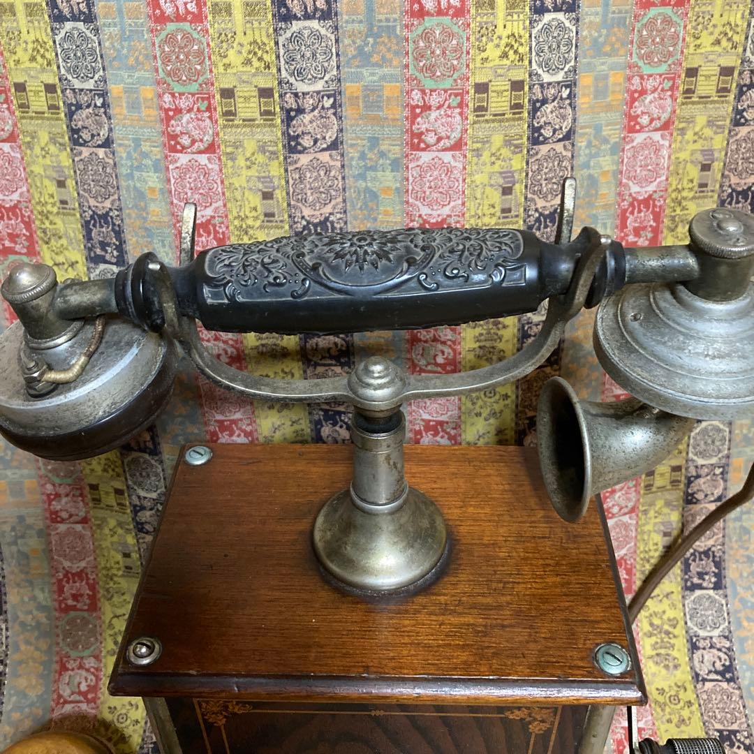 デルビル磁石式甲号卓上電話機　1924年　アンティークディスプレイ　　インテリア