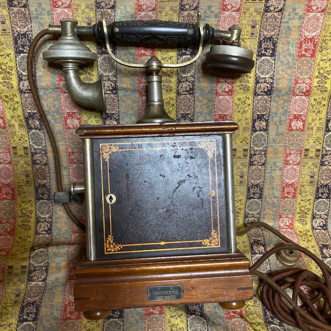 デルビル磁石式甲号卓上電話機　1924年　アンティークディスプレイ　　インテリア