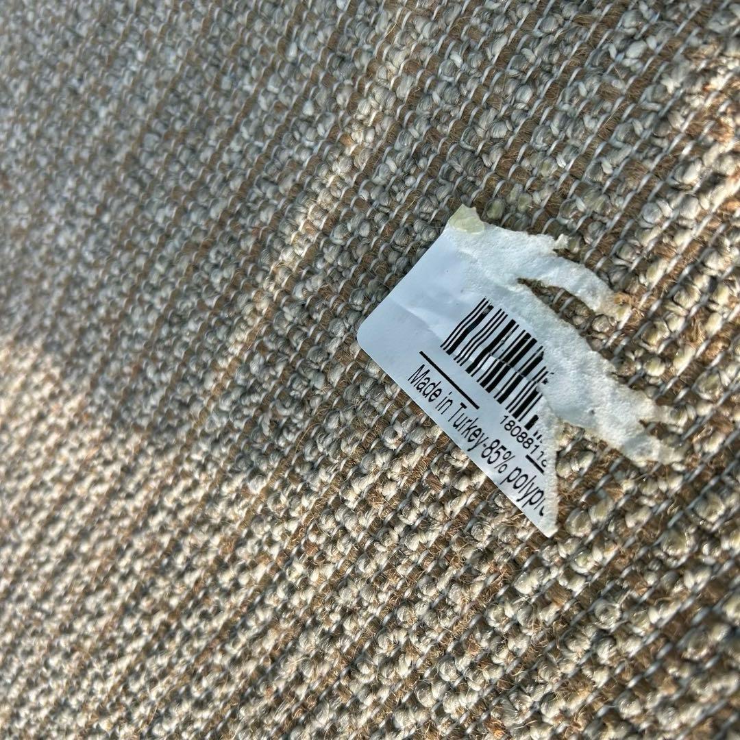 美品 prevell カーペットフワフワ グレー ラグ トルコ製