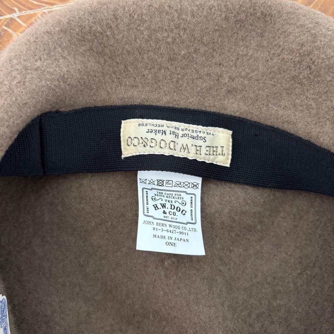 THE H.W.DOG&CO.ザエイチダブリュードッグアンドコー　ベレー帽