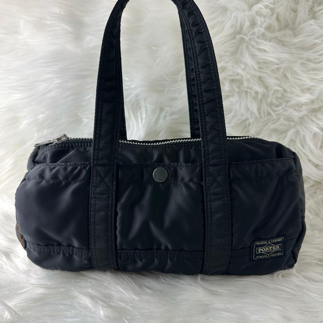美品✨ PORTER タンカー ブラック ナイロン Sミニドラム バッグ