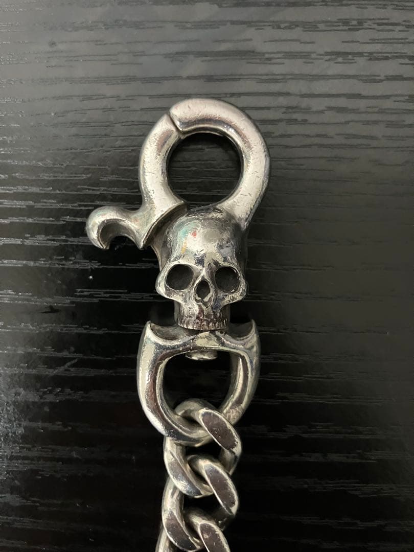 ルードギャラリー スカル ウォレットチェーン シルバー925刻印　値下げ中