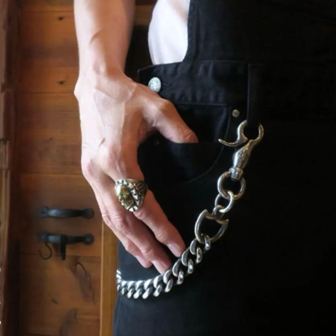 ルードギャラリー スカル ウォレットチェーン シルバー925刻印　値下げ中