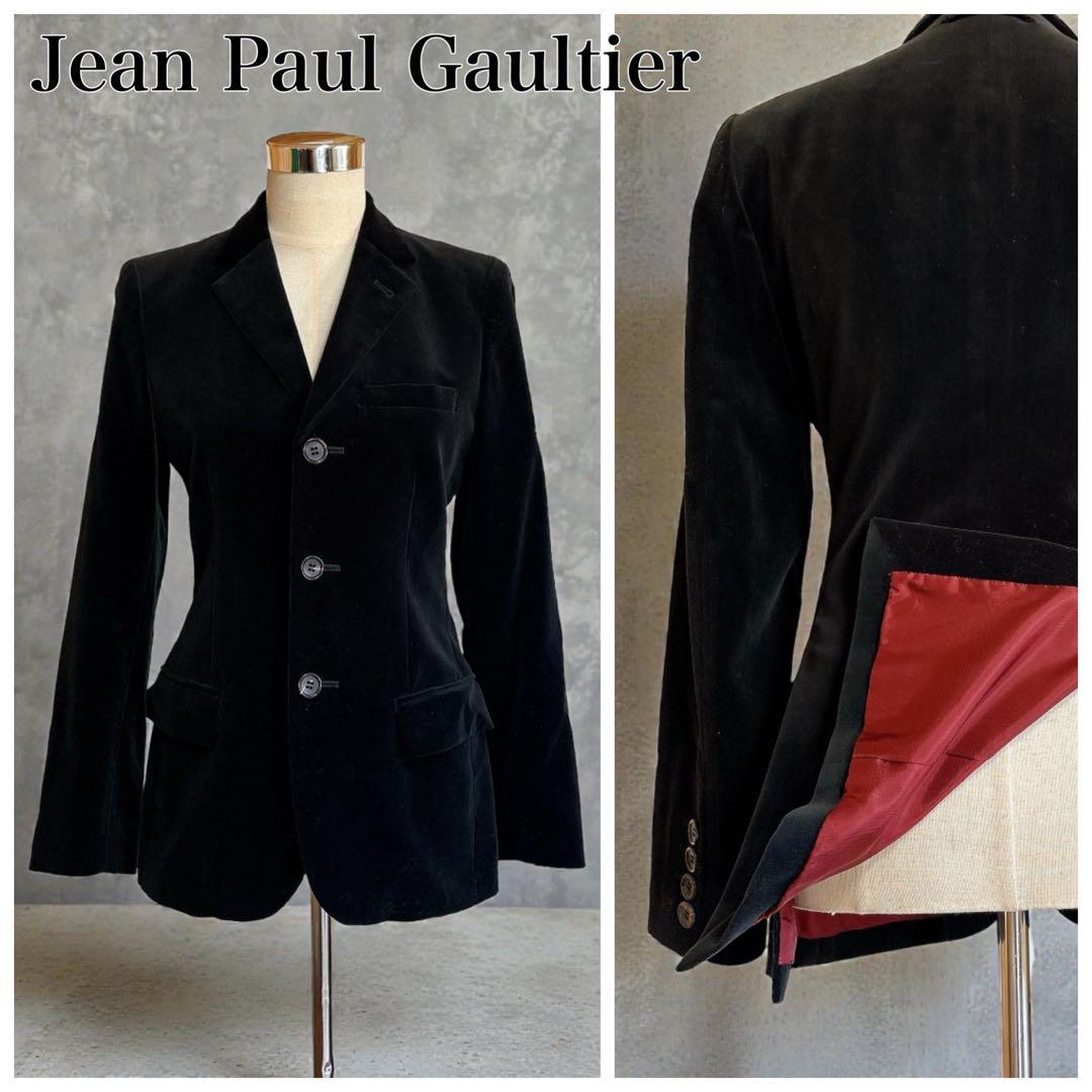 Jean Paul Gaultier FEMME ベルベット ジャケット 黒