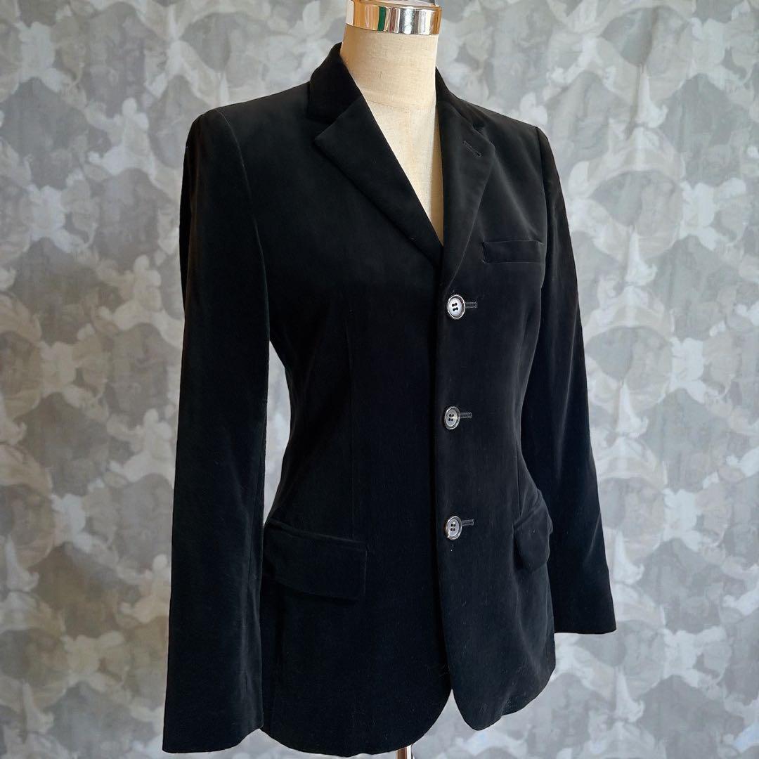 Jean Paul Gaultier FEMME ベルベット ジャケット 黒