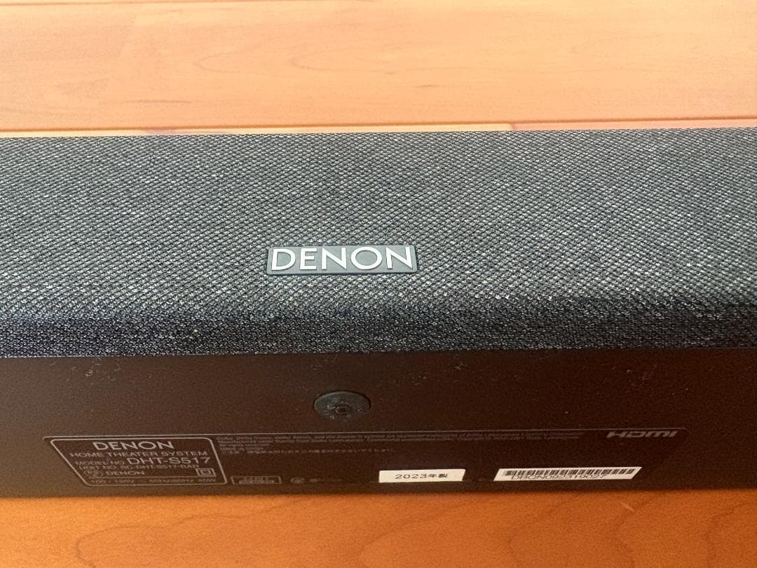 ②　DENON デノン　DHT-S517　サウンドバー・サブウーファー　②/②