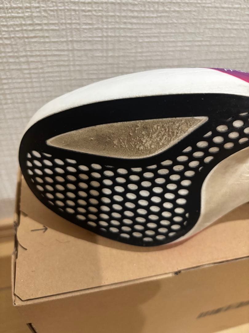 メタスピードレイ　RAY ASICS ランニング ホワイト/ブラック/パープル