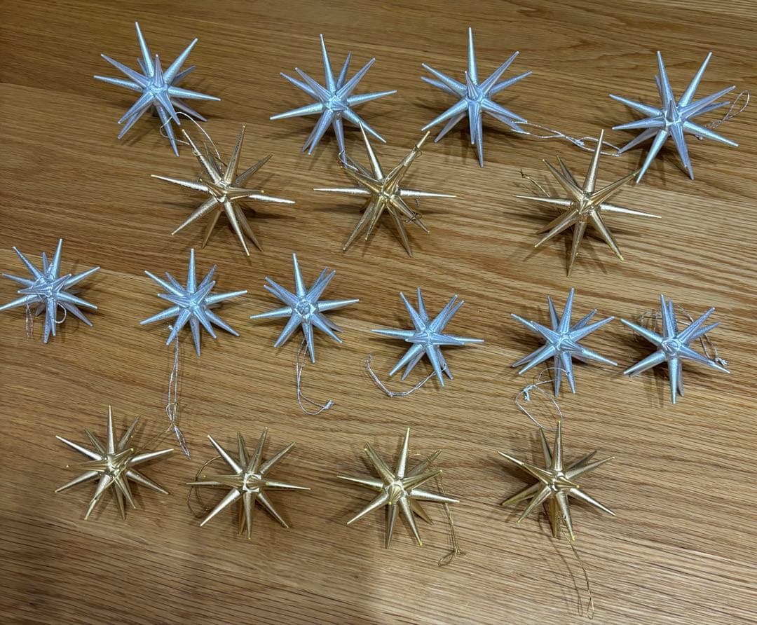 ベツレヘムの星★17個セット★オーナメント★ドイツ製【正規輸入品】★クリスマス