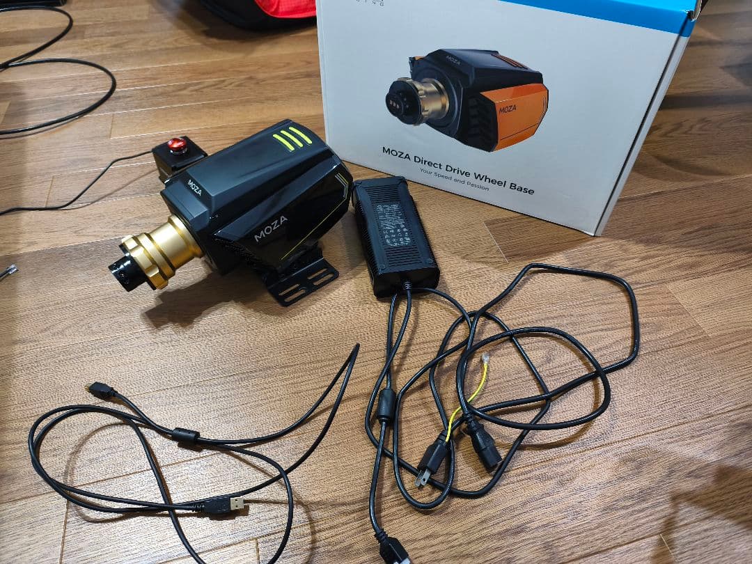 MOZA R16V1 + 緊急停止ボタン