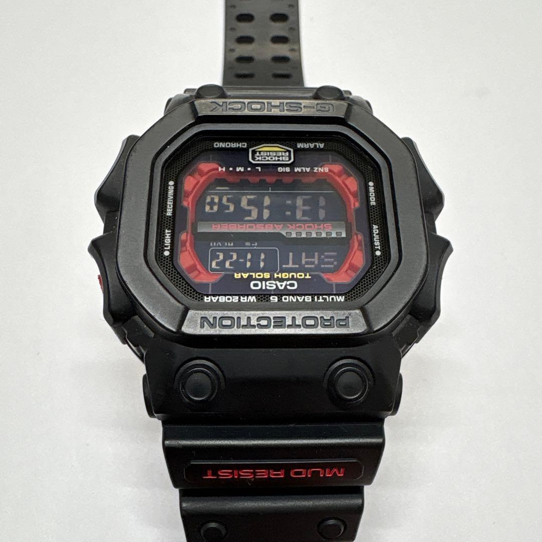 CASIO G-SHOCK GXW56 ソーラー 電波時計 ブラック/レッド
