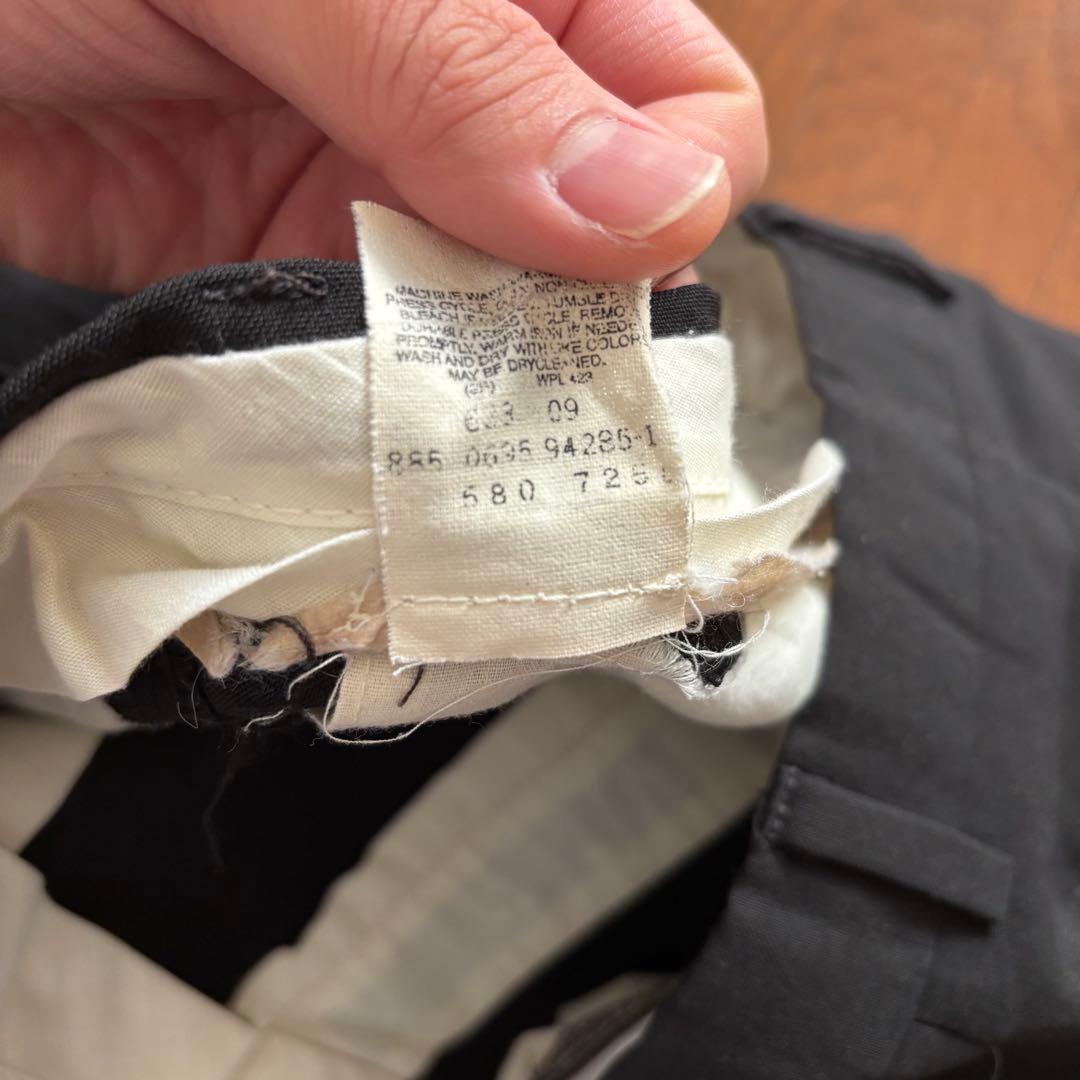 90's Levi's Dress slacks 黒スラックス　W34 L30