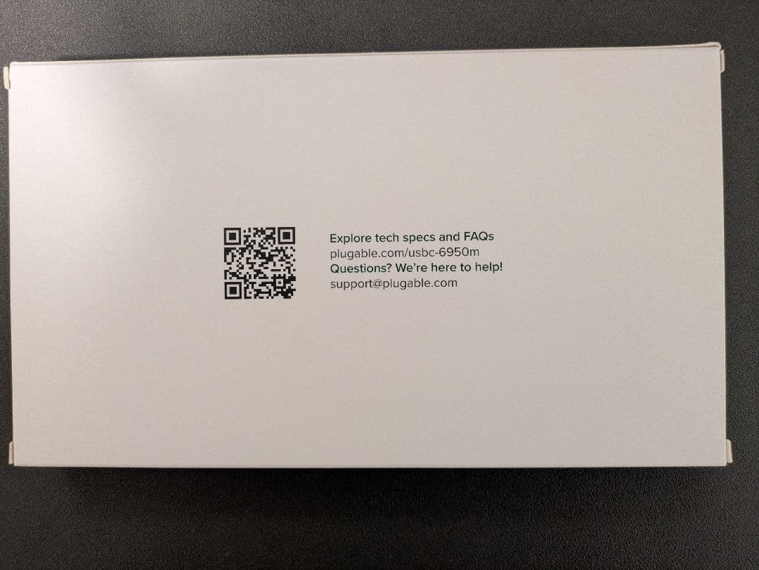 Plugable USB-C 2画面 変換アダプタ