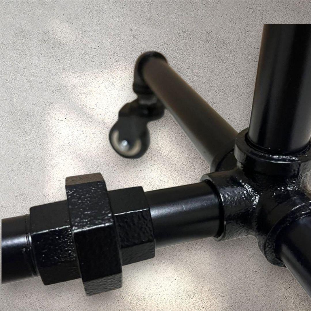 雰囲気抜群 150cm インダストリアル系 ハンガーラック ガス管 パイプ