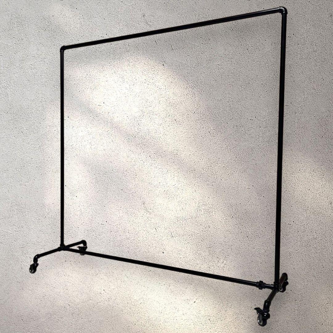 雰囲気抜群 150cm インダストリアル系 ハンガーラック ガス管 パイプ