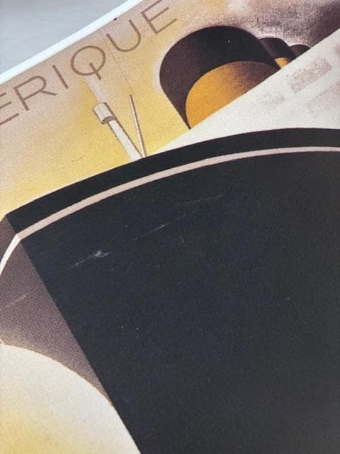 額装済/LAtlantique/アドルフ ムーロン カッサンドル/アートポスター