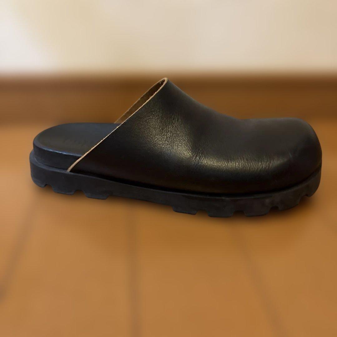 カンペール サボ サンダル 黒 本革 23.5 37