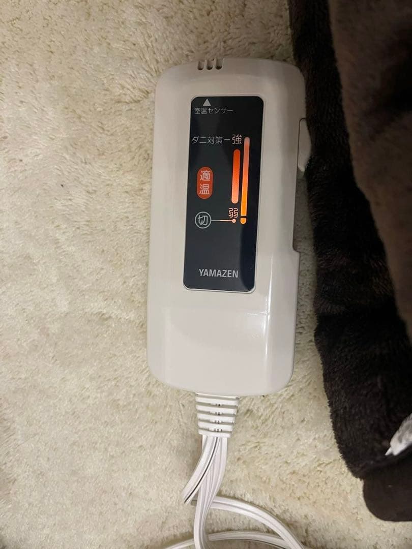 山善 電気毛布 188×130㎝　ブラウン　値下げok