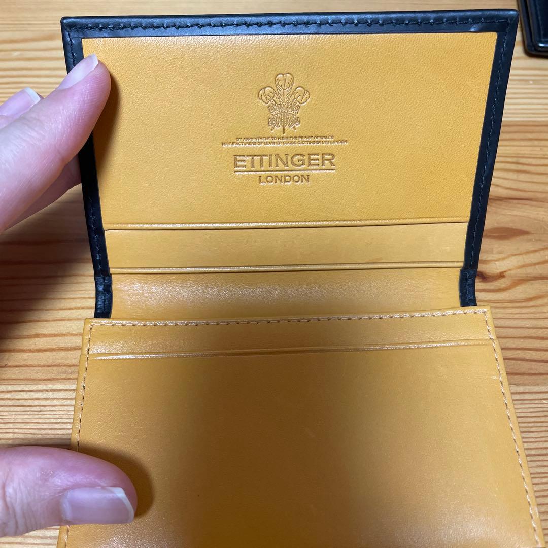エッティンガー　名刺入れ　ブライドルレザー