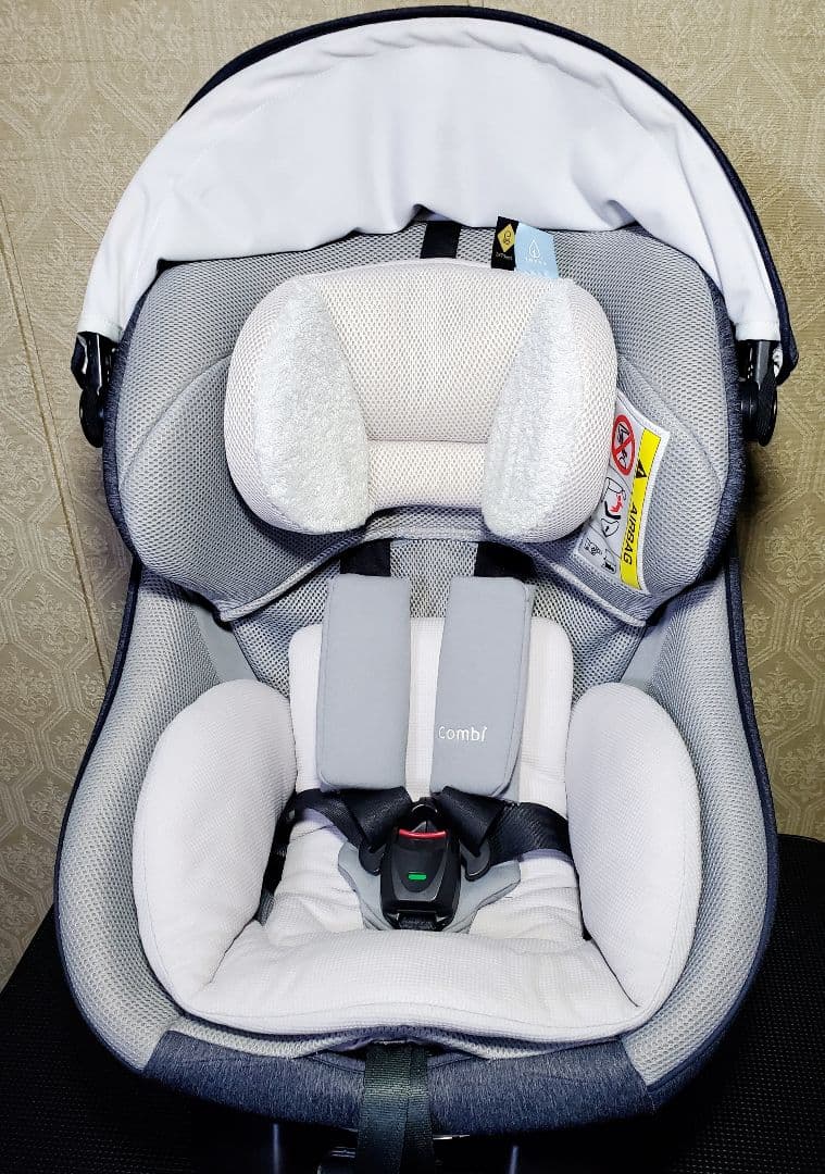 美品 クルムーヴ スマート ISOFIX固定 エッグショック JL-540