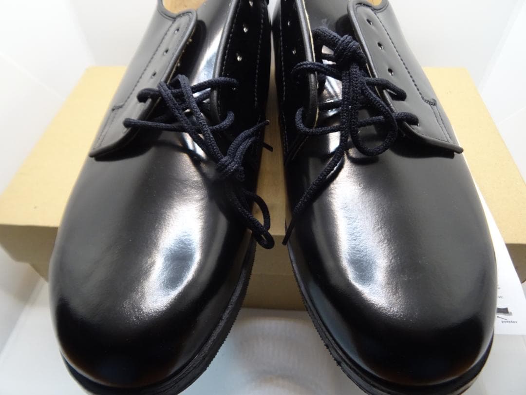 エ*オ様 新品チェコ軍オフィサーサービスシューズポストマンシューズ28.5cm黒