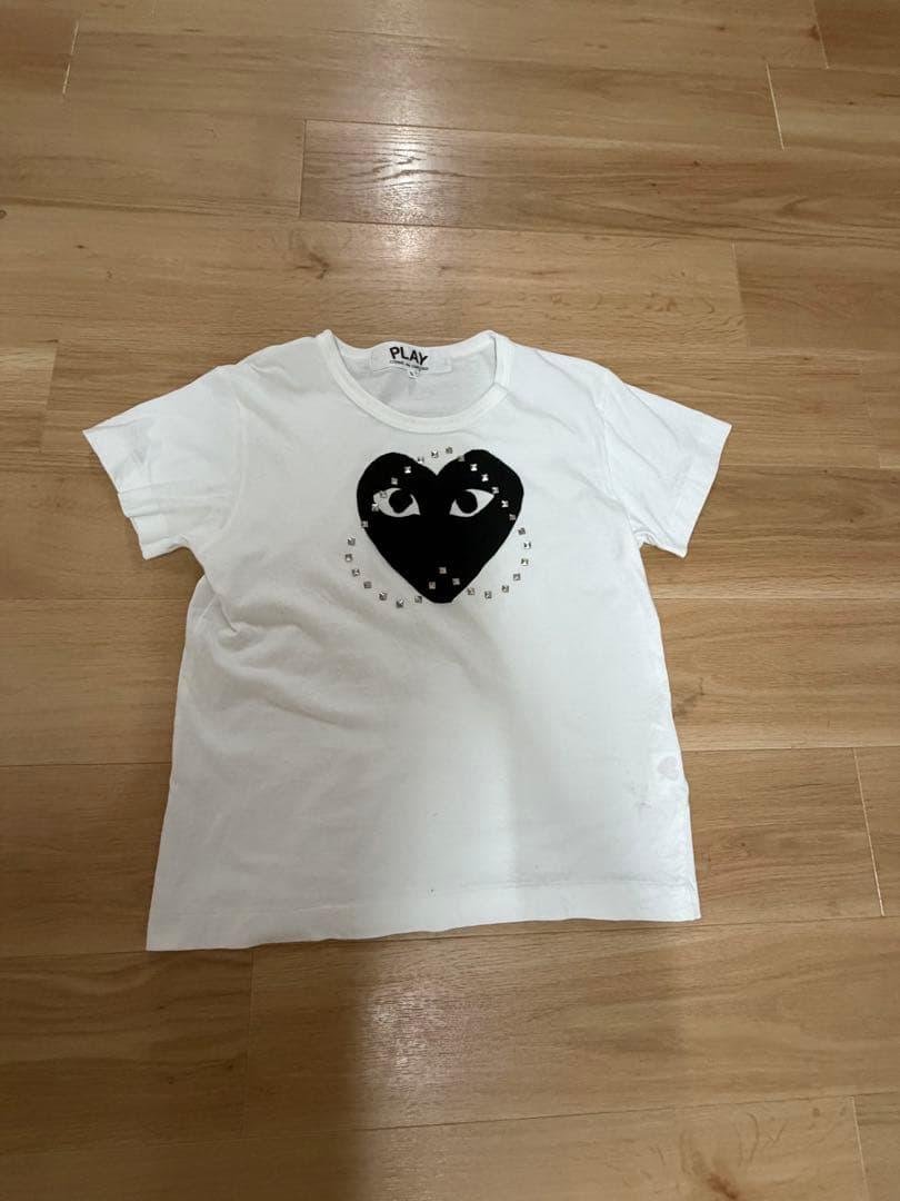 PLAY COMME des GARÇONS ハートTシャツ s