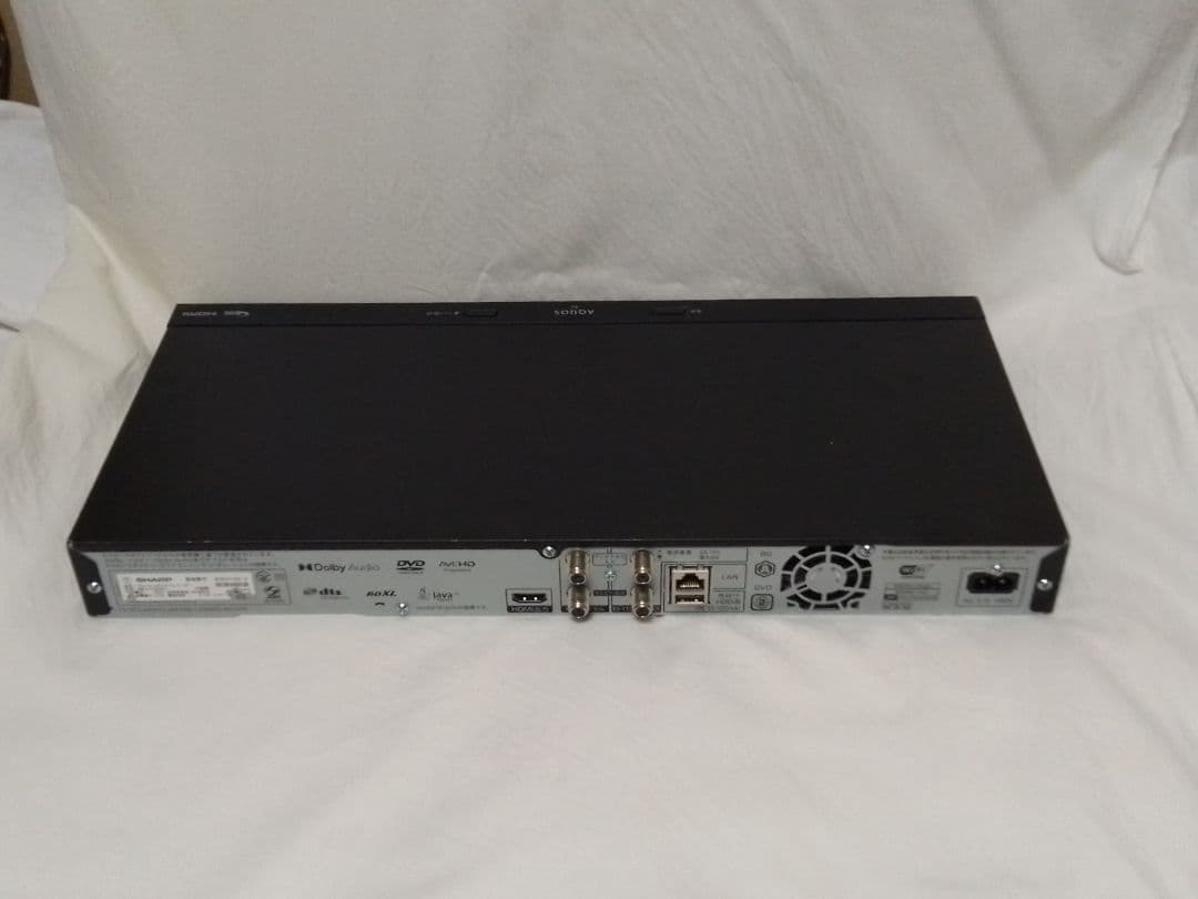 即発送！2024年購入！完動品!アクオス2B-C10EW1ブルーレイレコーダー