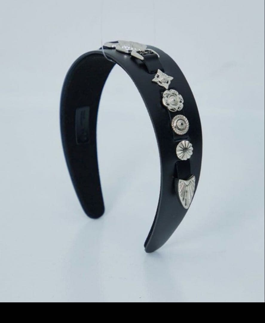 【TOGA PULLA】 Leather headband 2 カチューシャ