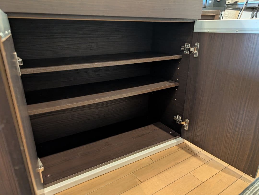 m*a様 ダークブラウン カウンターテーブル 幅約120cm