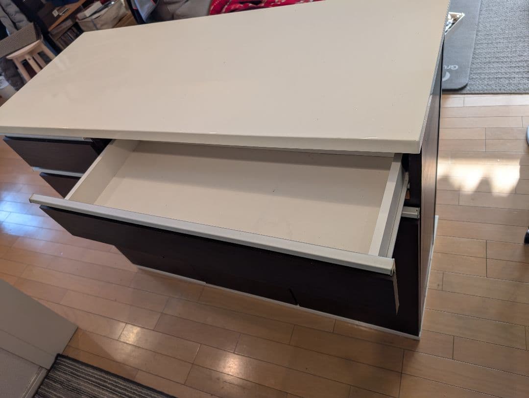 m*a様 ダークブラウン カウンターテーブル 幅約120cm