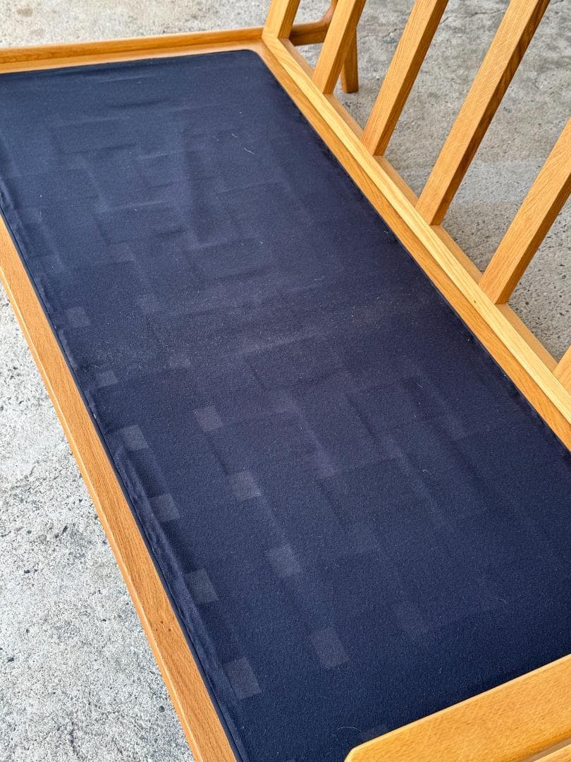 シギヤマ家具 ロクサー 2.5人掛けソファ オーク無垢 布張り木フレーム 北欧