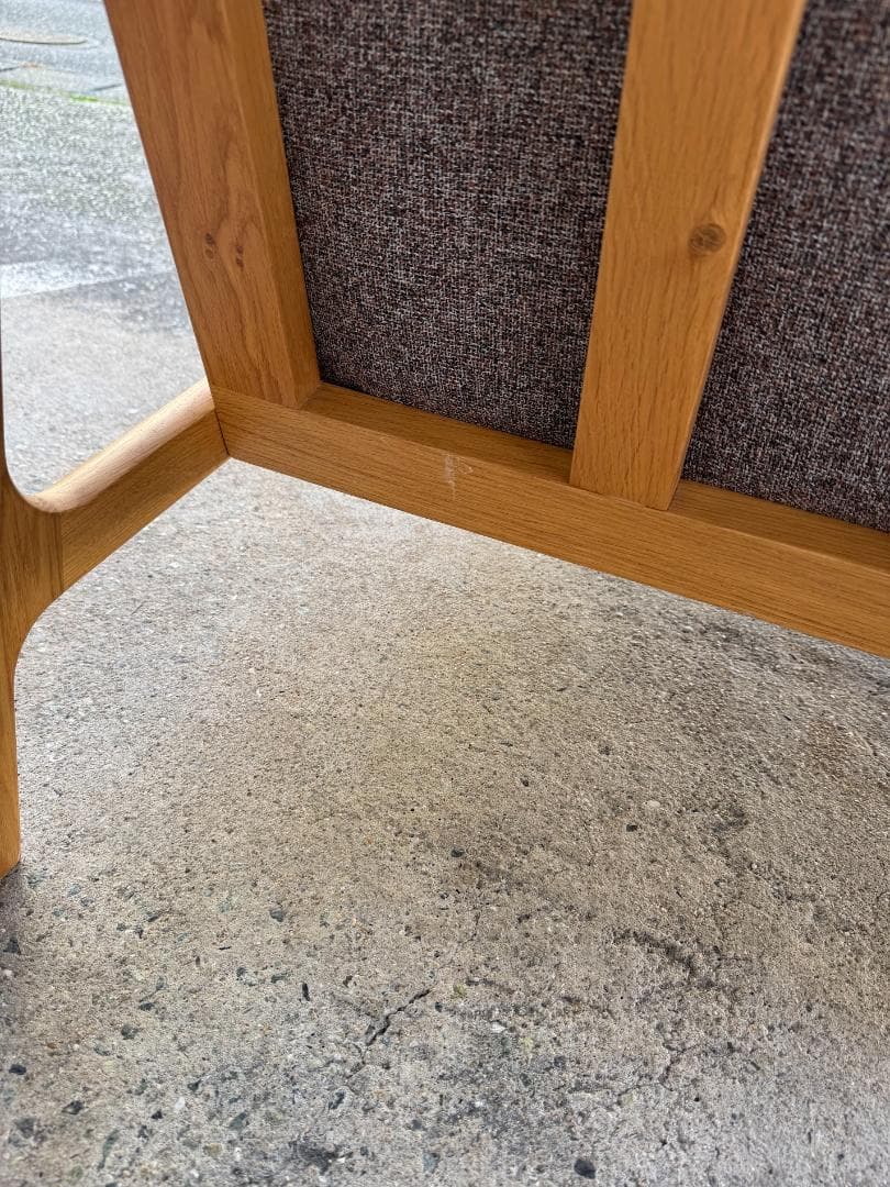 シギヤマ家具 ロクサー 2.5人掛けソファ オーク無垢 布張り木フレーム 北欧