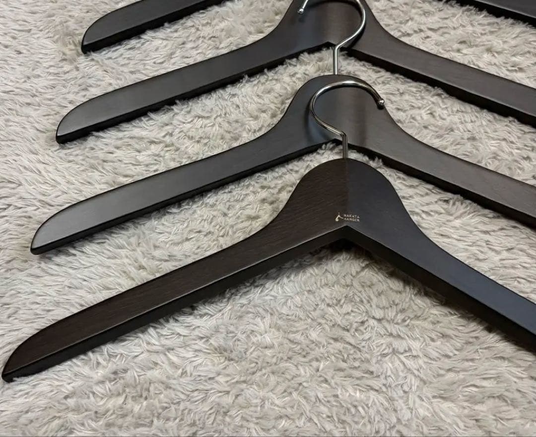 【ナカタハンガー】【4本組】【セット】【バラ売OK】幅 420mm 厚 15mm