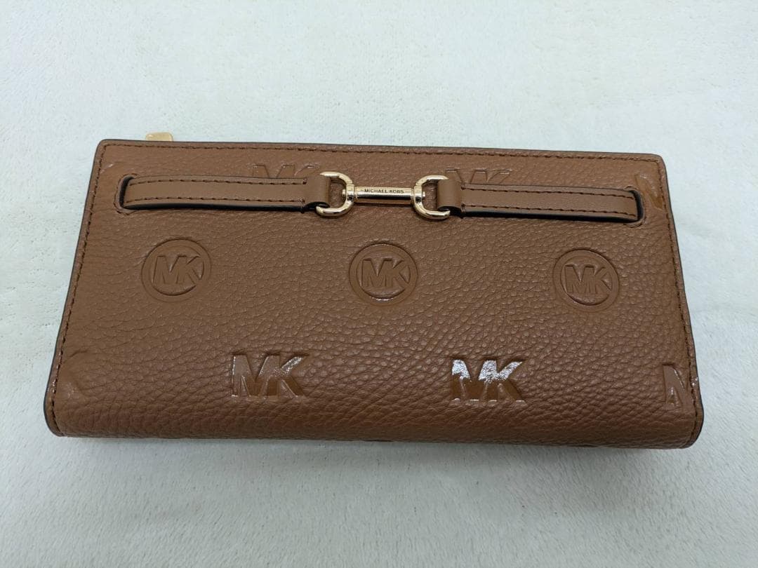 【新品未使用】マイケルコース CARSON　ロゴ デボス 長財布