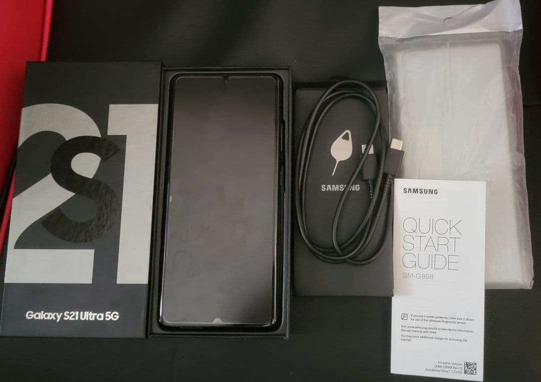 北米版 Galaxy S21 Ultra ブラック 128gb simフリー