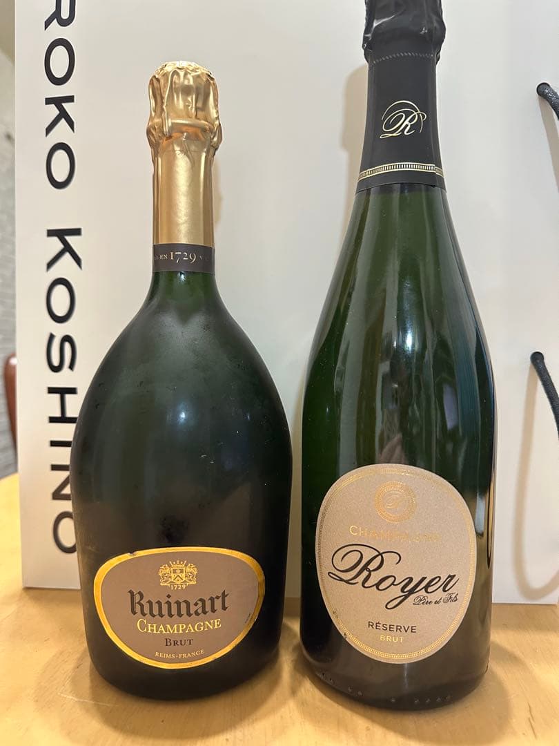 シャンパン　ルイナール　 ＆　ロワイエ 　2本セット