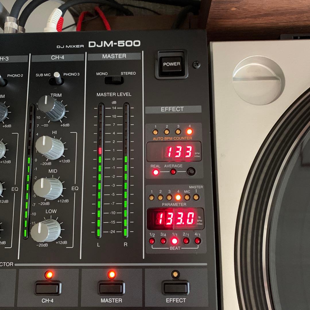 Pioneer パイオニア プロフェッショナルDJミキサー DJM-500 美品