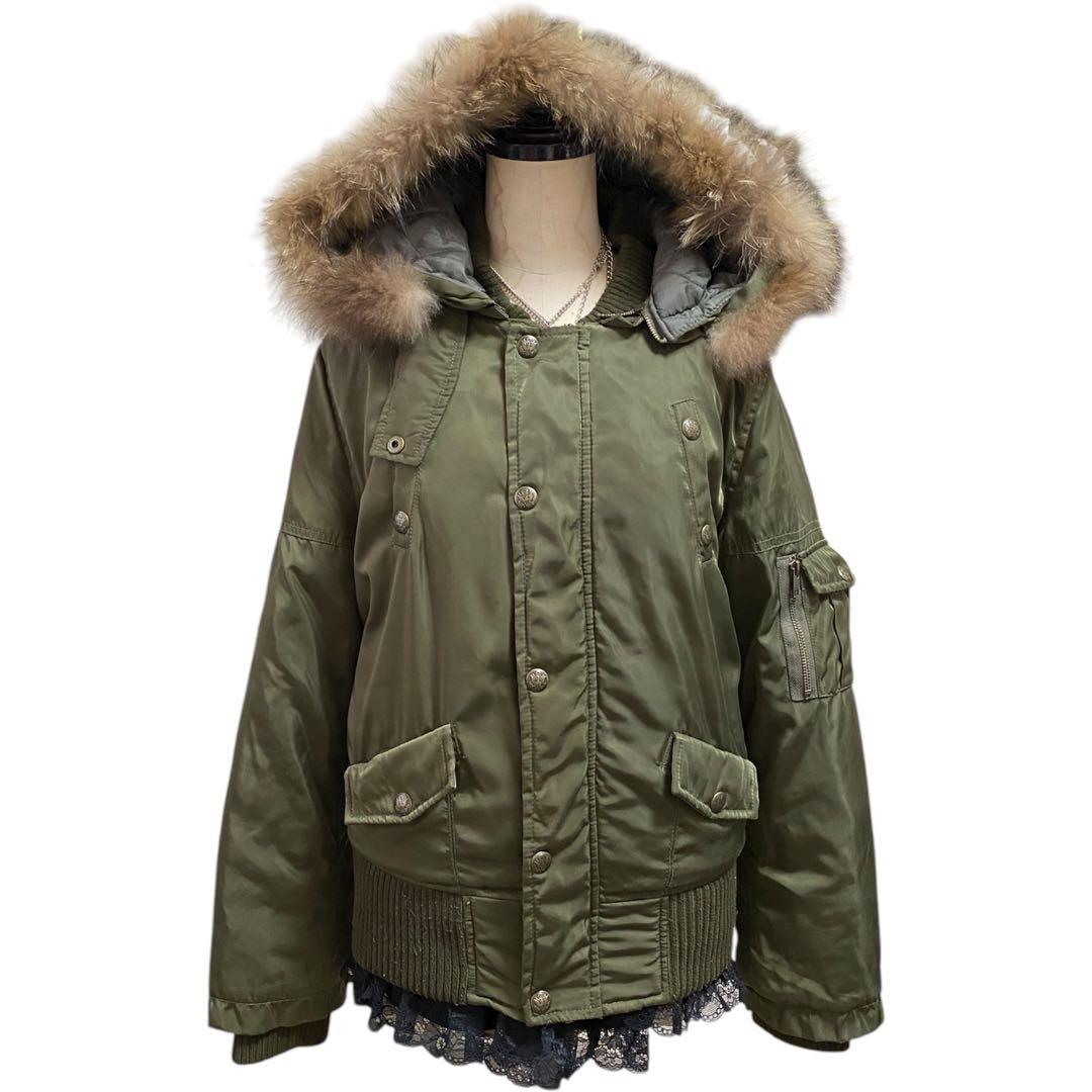 Y2K ファー ミリタリージャケット 平成ギャル archive お兄系