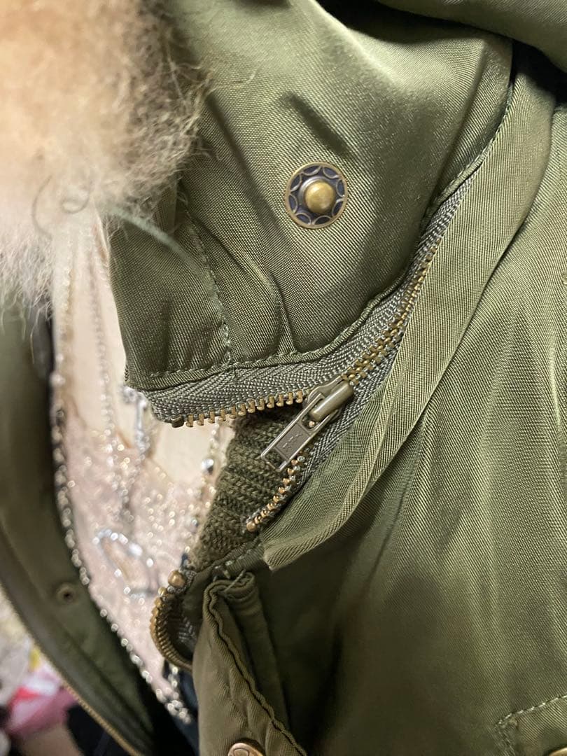 Y2K ファー ミリタリージャケット 平成ギャル archive お兄系