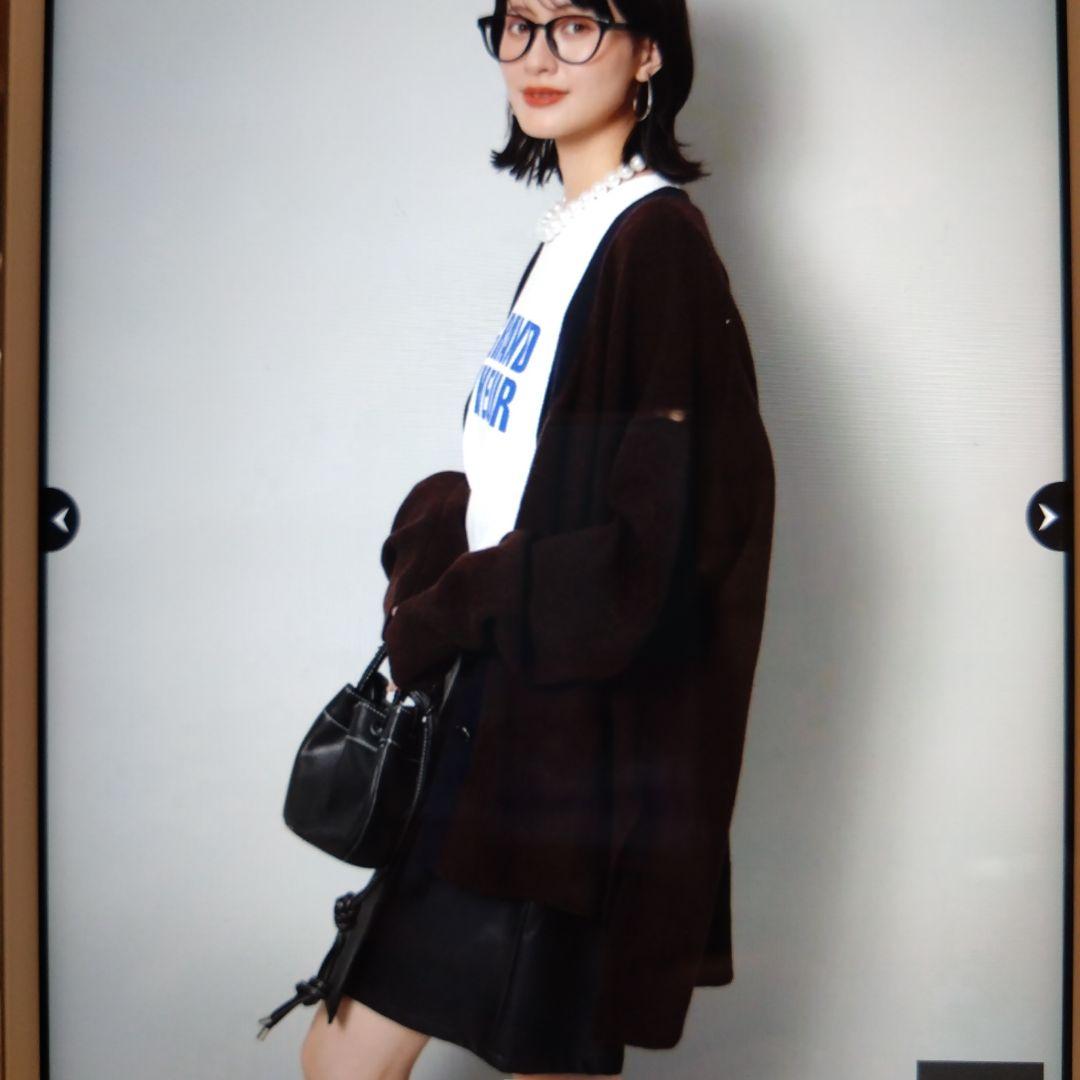 新品未使用タグ付　Arpege story　フェイクレザーラップミニスコート