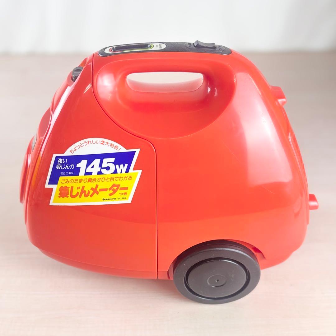 【激レア / 未使用動作品】SANYO 昭和レトロ 掃除機 SC-560 当時物